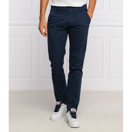 Tommy Jeans Spodnie chino Scanton | Slim Fit Tommy Jeans 32/32 okazja Gomez Fashion Store
