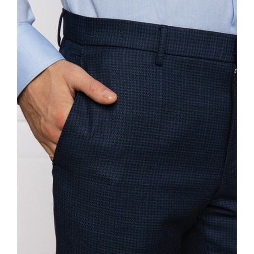 Boss Wełniane spodnie Ben2 | Slim Fit 52 Gomez Fashion Store