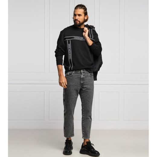 Bluza męska Calvin Klein młodzieżowa z napisami bawełniana 
