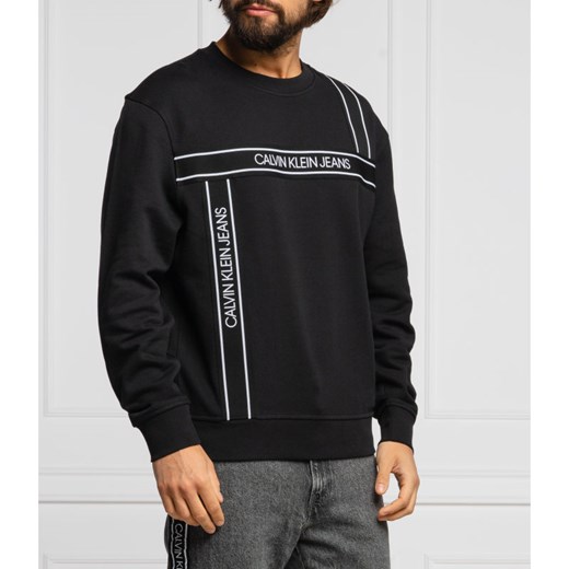 Bluza męska Calvin Klein bawełniana z napisami młodzieżowa 