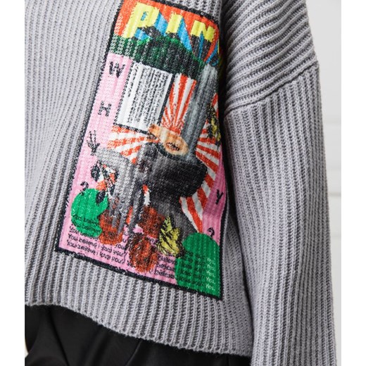 Pinko Wełniany sweter FARSI | Loose fit Pinko XS Gomez Fashion Store okazyjna cena