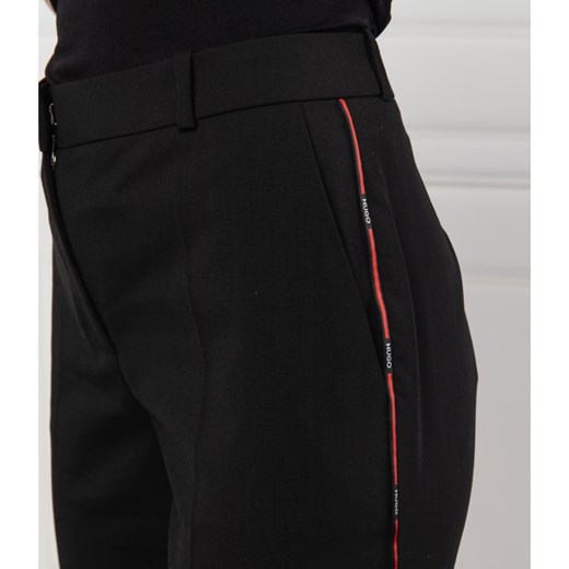 HUGO Wełniane spodnie Herila | Regular Fit 34 promocja Gomez Fashion Store