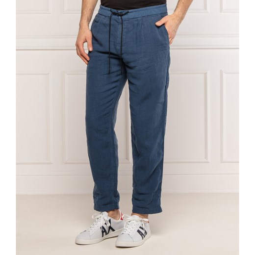 BOSS CASUAL Lniane spodnie Symoon1 | Tapered 46 wyprzedaż Gomez Fashion Store