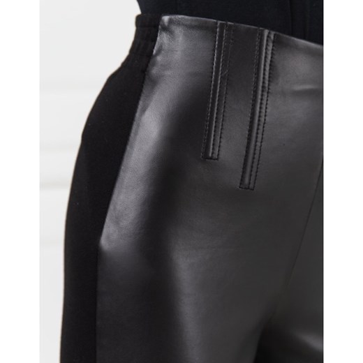 Pinko Skórzane spodnie MACINARE | Skinny fit Pinko 40 promocyjna cena Gomez Fashion Store