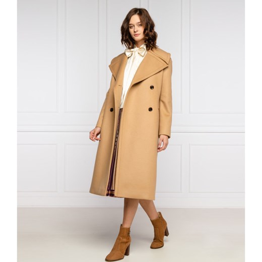 Boss Wełniany płaszcz Ceradona | z dodatkiem kaszmiru 34 wyprzedaż Gomez Fashion Store