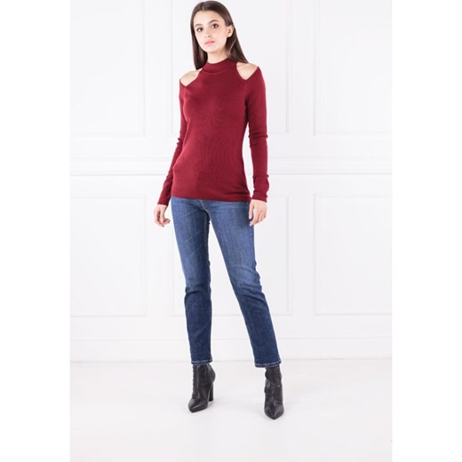 Michael Kors Wełniany sweter Elev | Slim Fit Michael Kors L okazja Gomez Fashion Store