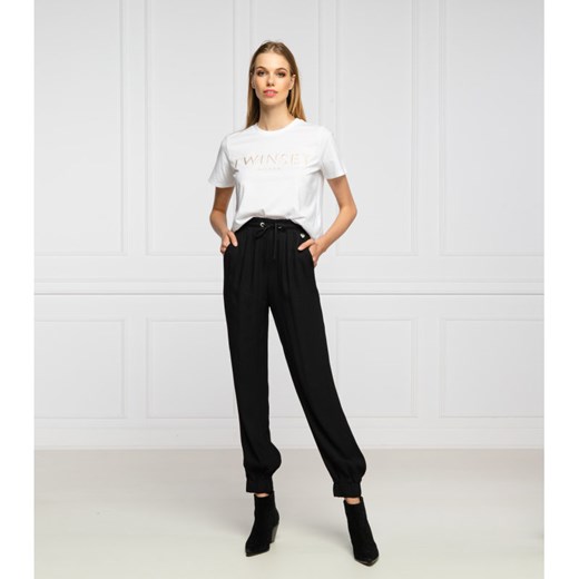Twin-Set Spodnie | Relaxed fit 34 Gomez Fashion Store promocja