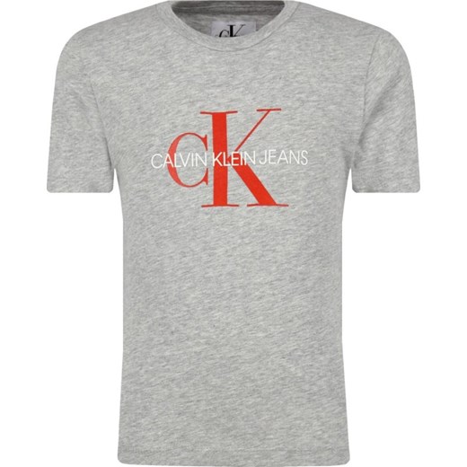 CALVIN KLEIN JEANS T-shirt MONOGRAM LOGO | Regular Fit 116 okazyjna cena Gomez Fashion Store