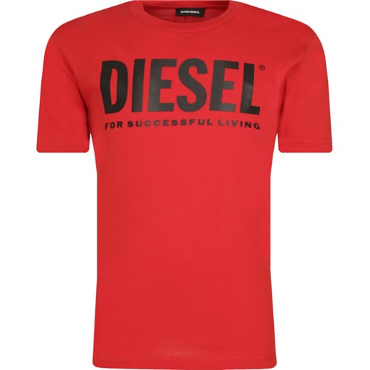 Diesel T-shirt TJUSTLOGO | Regular Fit Diesel 168 wyprzedaż Gomez Fashion Store