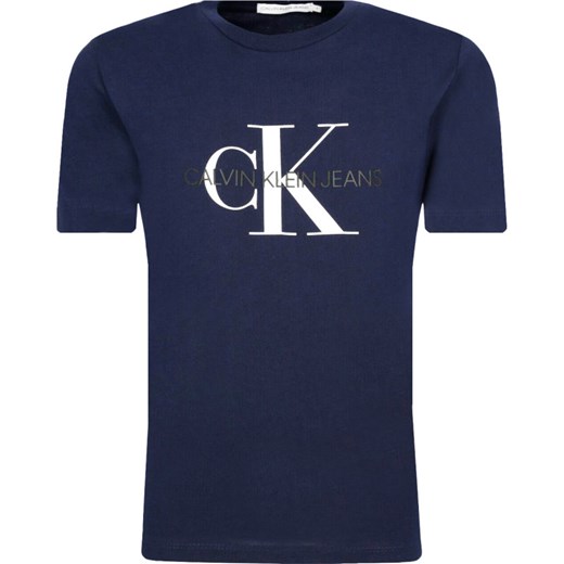 CALVIN KLEIN JEANS T-shirt MONOGRAM | Regular Fit 176 promocyjna cena Gomez Fashion Store