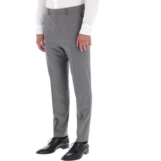 Boss Wełniane spodnie Pirko | Slim Fit | z dodatkiem kaszmiru 52 promocja Gomez Fashion Store