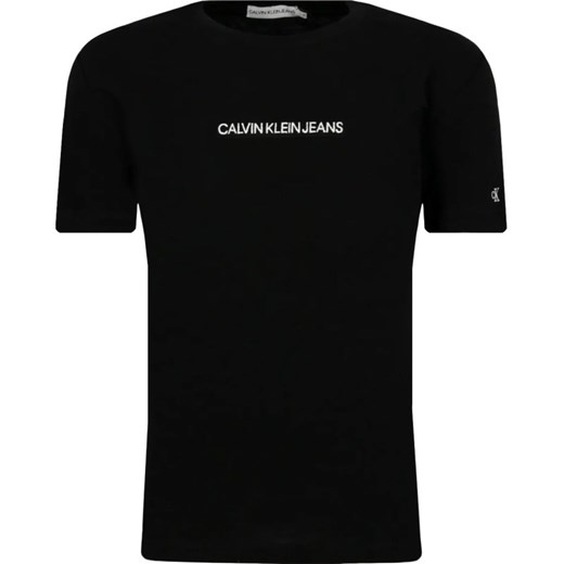 CALVIN KLEIN JEANS T-shirt | Regular Fit | pique 176 wyprzedaż Gomez Fashion Store