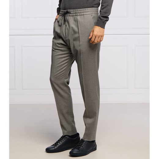 HUGO Wełniane spodnie Howard204 | Extra slim fit 48 wyprzedaż Gomez Fashion Store