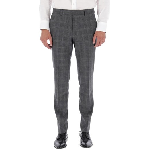 Boss Wełniane spodnie Genesis4 | Slim Fit 52 okazja Gomez Fashion Store
