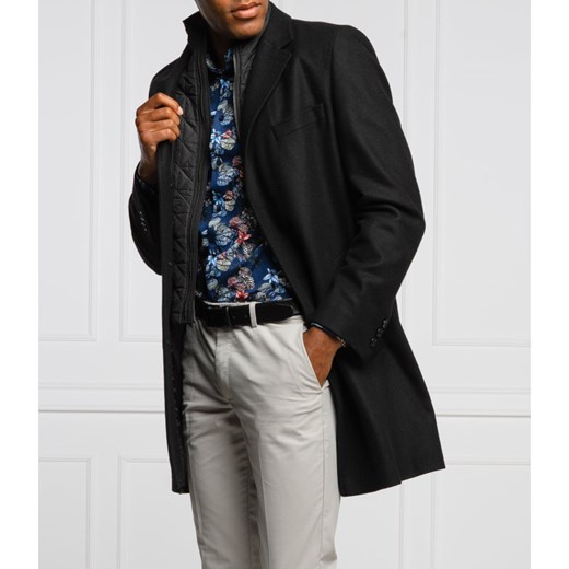 HUGO Wełniany płaszcz Milogan2041 48 promocja Gomez Fashion Store