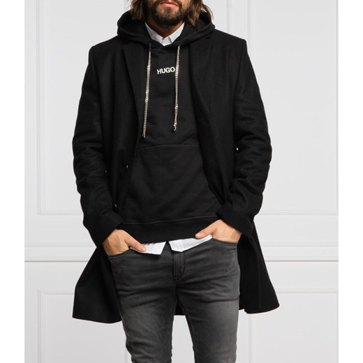 HUGO Wełniany płaszcz Migor2041 52 okazyjna cena Gomez Fashion Store