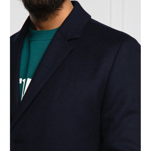 HUGO Wełniany płaszcz Migor2041 | z dodatkiem kaszmiru 52 Gomez Fashion Store wyprzedaż