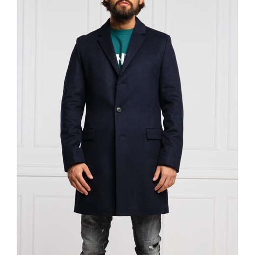 HUGO Wełniany płaszcz Migor2041 | z dodatkiem kaszmiru 56 promocja Gomez Fashion Store