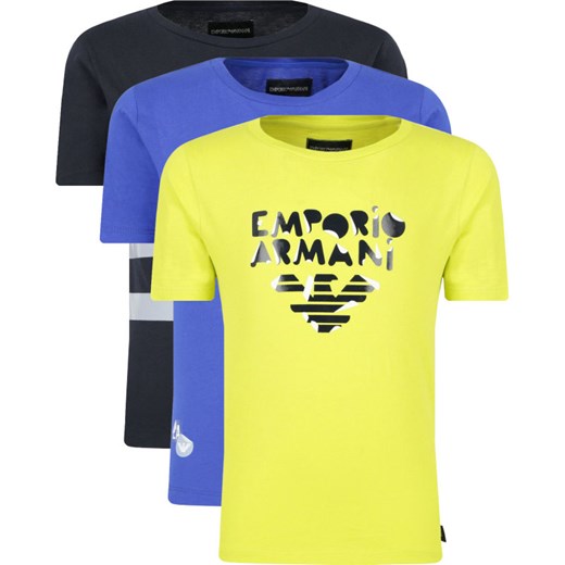 Emporio Armani T-shirt 3-pack | Regular Fit Emporio Armani 176 okazja Gomez Fashion Store