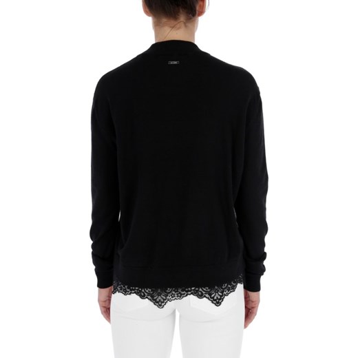 GUESS JEANS Sweter LS RN ADDY | Regular Fit S okazja Gomez Fashion Store
