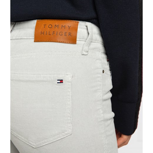 Tommy Hilfiger Sztruksowe spodnie ROME | Straight fit Tommy Hilfiger 28/30 okazyjna cena Gomez Fashion Store