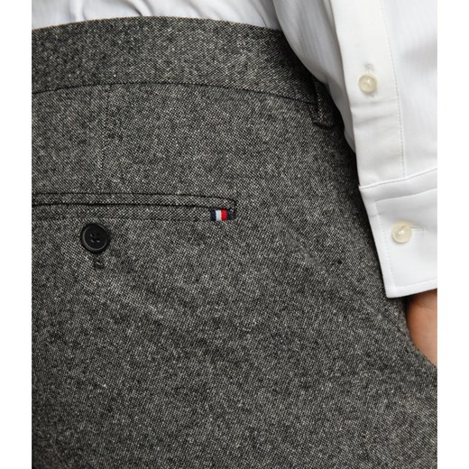 Tommy Tailored Wełniane spodnie | Slim Fit | z dodatkiem jedwabiu Tommy Tailored 52 wyprzedaż Gomez Fashion Store