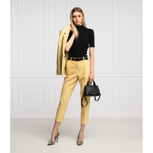 Calvin Klein Spodnie | Regular Fit | mid waist Calvin Klein 38 wyprzedaż Gomez Fashion Store