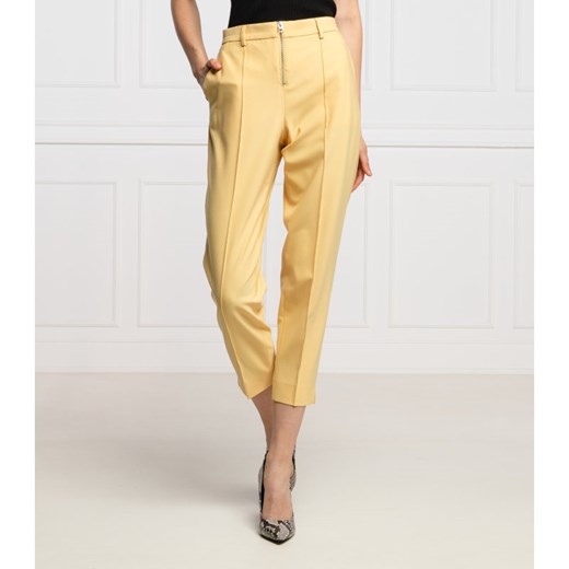 Calvin Klein Spodnie | Regular Fit | mid waist Calvin Klein 40 okazyjna cena Gomez Fashion Store