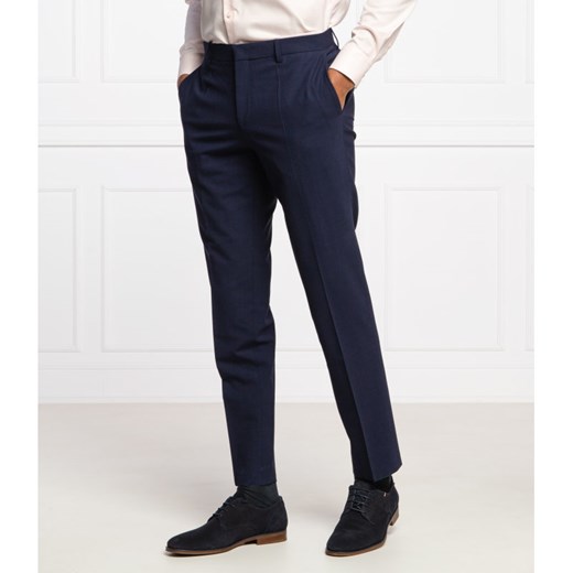 HUGO Wełniane spodnie Getlin202 | Slim Fit 52 Gomez Fashion Store okazja