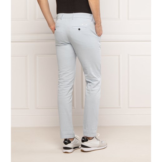 Calvin Klein Spodnie chino Garmen Dye | Slim Fit Calvin Klein 33/32 wyprzedaż Gomez Fashion Store