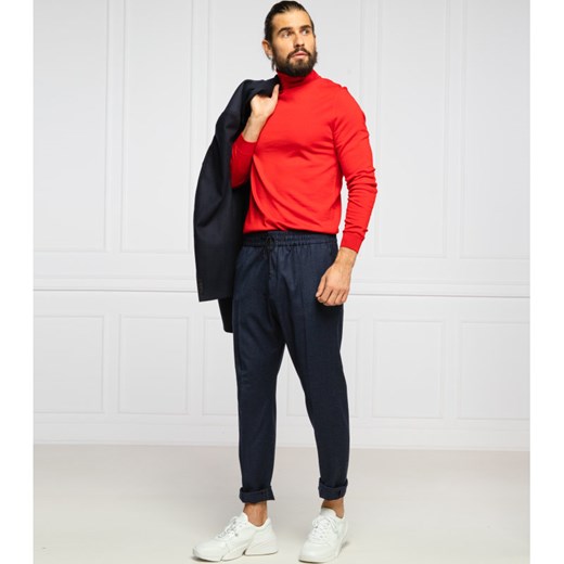 HUGO Wełniane spodnie Howard204 | Extra slim fit 52 promocja Gomez Fashion Store