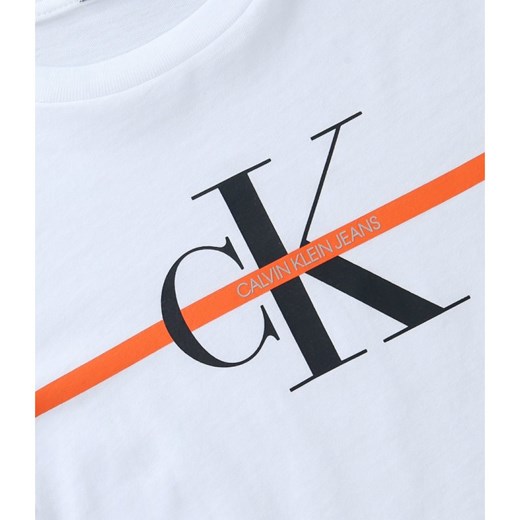 CALVIN KLEIN JEANS T-shirt MONOGRAM | Regular Fit 116 okazyjna cena Gomez Fashion Store