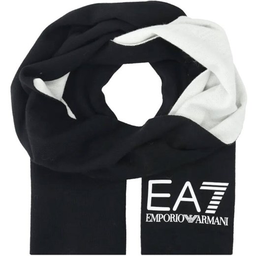 EA7 Szal | z dodatkiem wełny Uniwersalny okazja Gomez Fashion Store