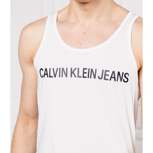 CALVIN KLEIN JEANS Tank top INSTITUTIONAL | Regular Fit S okazja Gomez Fashion Store