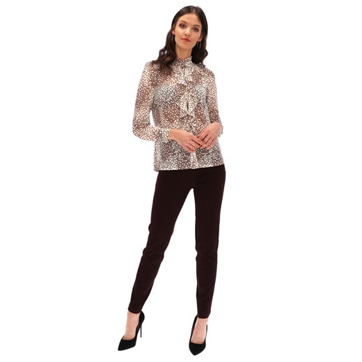 Bluzka z żabotem Potis & Verso SUGAR Potis & Verso 38 Eye For Fashion