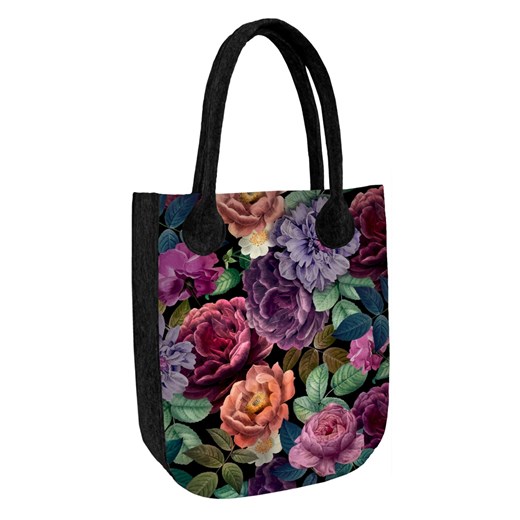 Filcowa torebka CITY ANTRACYT ENIGMA Bertoni Uniwersalny Eye For Fashion