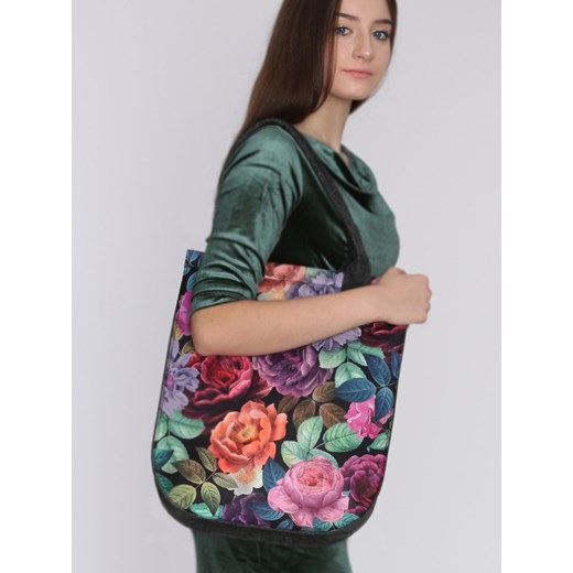 Filcowa torebka CITY ANTRACYT ENIGMA Bertoni Uniwersalny Eye For Fashion