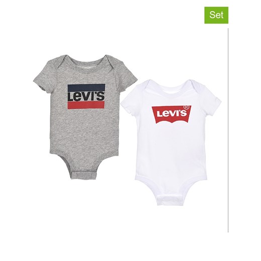 Odzież dla niemowląt Levi`s Kids w nadruki bawełniana 
