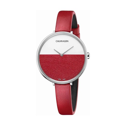 Zegarek Calvin Klein czerwony analogowy 