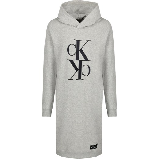 CALVIN KLEIN JEANS Sukienka MONOGRAM 140 okazyjna cena Gomez Fashion Store