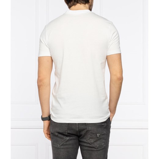 T-shirt męski Calvin Klein biały bawełniany 