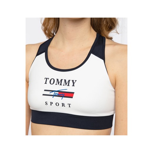 Biustonosz Tommy Sport z napisami sportowy 