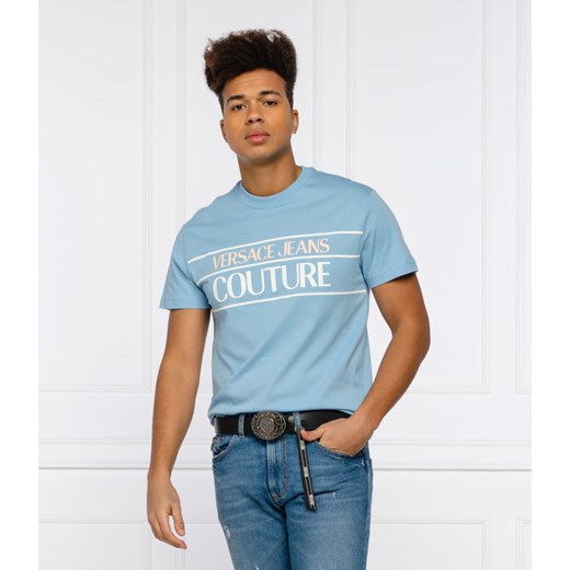 T-shirt męski Versace Jeans młodzieżowy 
