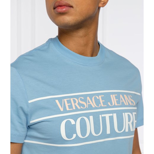 T-shirt męski Versace Jeans młodzieżowy 