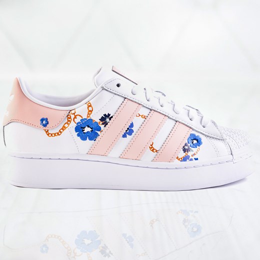 Adidas Women's Superstar Bold Her Studio Cloud White/Vapour Pink - FW2547