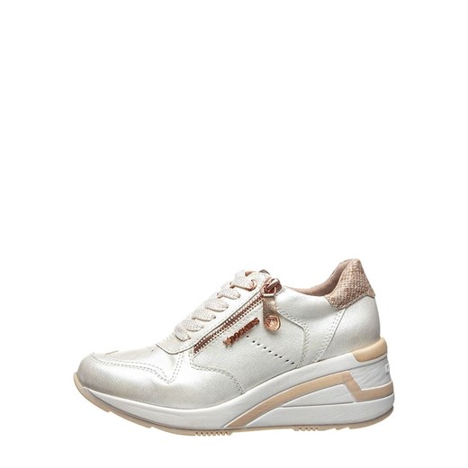 Sneakersy w kolorze biało-różowozłotym na koturnie 41 Limango Polska