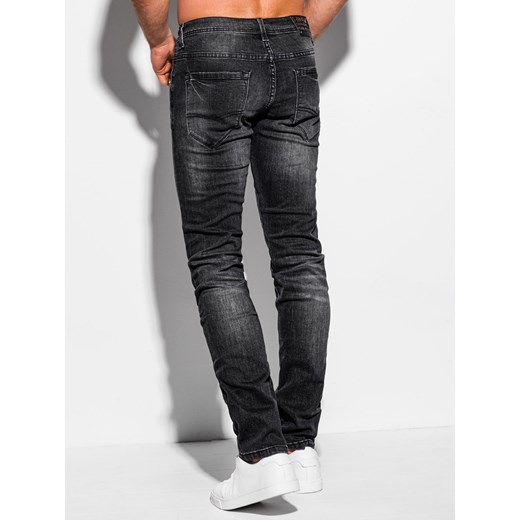 Spodnie męskie jeansowe 992P - czarne Edoti.com 32 Edoti.com