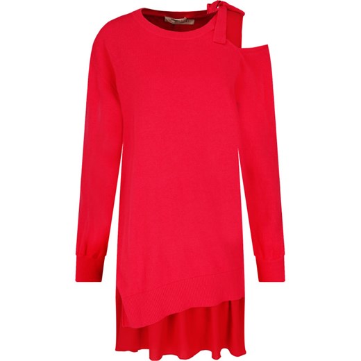 Twin-Set Sukienka + sweter | z dodatkiem kaszmiru M okazja Gomez Fashion Store