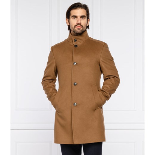Joop! Collection Wełniany płaszcz Maron | z dodatkiem kaszmiru 48 wyprzedaż Gomez Fashion Store