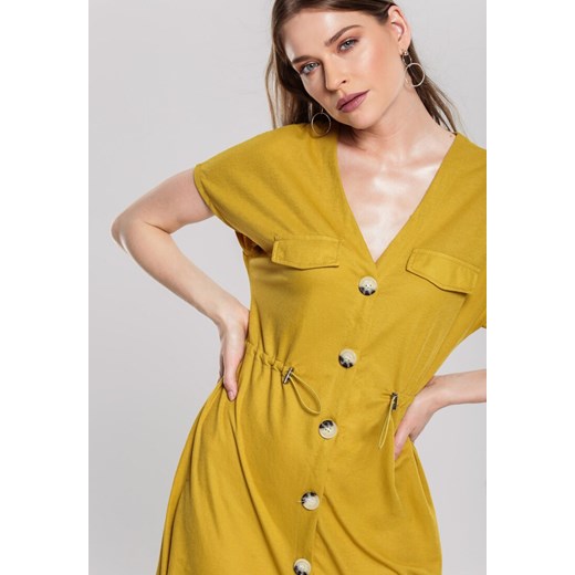 Żółta Sukienka Obstructor Renee S Renee odzież